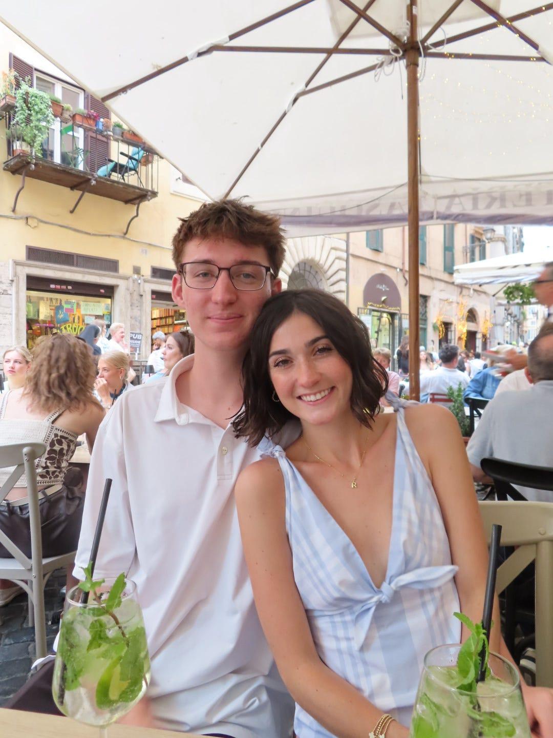 Rachel and her boyfriend Seth
